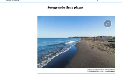 La playa de Torreguadiaro, elegida como una de las 10 mejores para el “veroño”