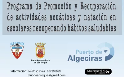Abierto el período de captación de alumnos del Club Natación San Roque