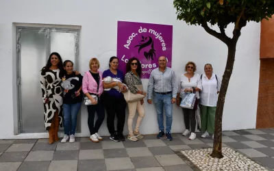 Visita a la nueva sede de la asociación de mujeres de Taraguilla, que ha sido cedida por el Ayuntamiento