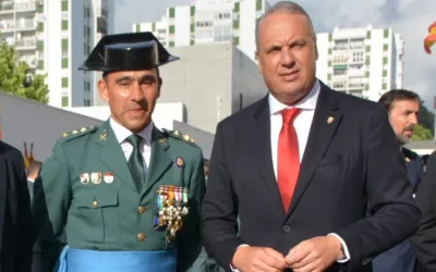 Felicitación a Francisco Almansa por su ascenso a general de brigada de la Guardia Civil