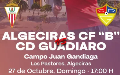 El CD Guadiaro se enfrenta el domingo a domicilio con el Algeciras B