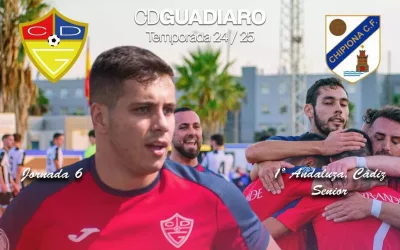 El CD Guadiaro se enfrenta al Chipiona CF, este domingo