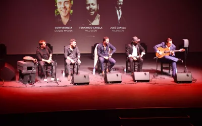 Cuarta noche de la Bienal con un espectacular recital de los hermanos Canela y una conferencia de Carlos Martín