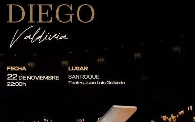 A la venta las entradas para el concierto de Diego Valdivia, el viernes 22 en el Galiardo