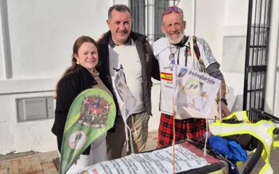 Recepción municipal al ‘Reto Solidario Beermenz’