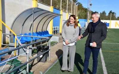 Cambian los asientos de las gradas del Alberto Umbría