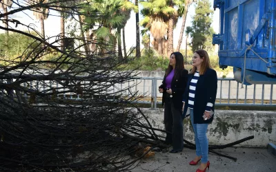 Visita de inspección a los trabajos de limpieza del Arroyo de los Gallegos
