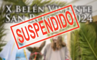 Suspendido, por el mal tiempo, el Belén Viviente de San Roque