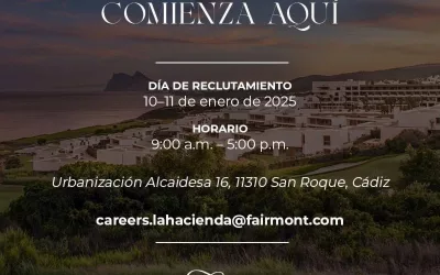 Este viernes y el sábado, jornadas de selección de personal del Hotel Fairmont La Hacienda
