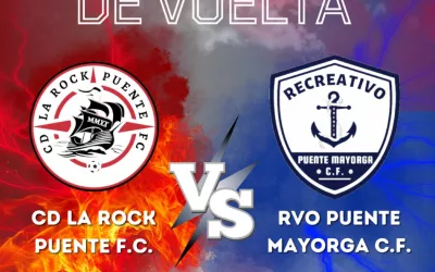 Este domingo en Palmones, partido entre el CD La Rock Puente y el Recreativo Puente Mayorga