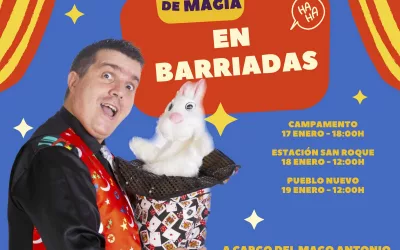 El sanroqueño Mago Antonio actuará de viernes a domingo en Campamento, Estación y Pueblo Nuevo