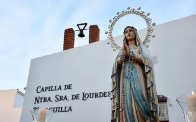 Procesión de la Virgen de Lourdes en Taraguilla