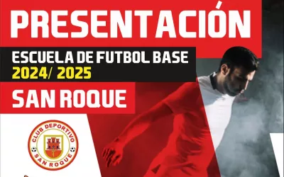 Este domingo el CD San Roque presentará su Escuela de Fútbol Base