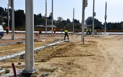 Visita a las obras del recinto ferial de San Enrique