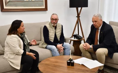 El pregonero de Carnaval, recibido por el alcalde