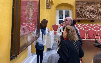 Visita guiada por el Casco Histórico para integrantes de la Asociación Aires, de Puente Mayorga
