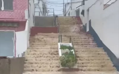 El Ayuntamiento de San Roque actúa en varios puntos por las fuertes lluvias