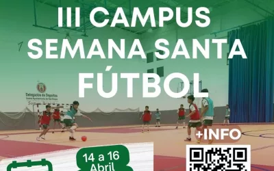 Vacaciones de Semana Santa, fútbol sala, amigos y mucha diversión en el Campus de San Roque