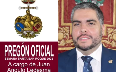 Este sábado 29, Pregón Oficial de la Semana Santa a cargo de Juan Angulo
