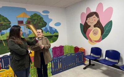 Trabajos de pintura en los centros de salud