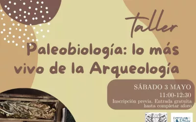 Taller de paleobiología para niños en San Roque