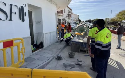 Reparación de acerado en San Enrique