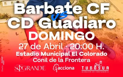 Partido trascendental este domingo para el CD Guadiaro, que juega a domicilio con el Barbate