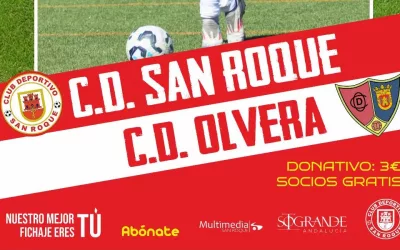 El CD San Roque quiere frenar la excelente racha del CD Olvera