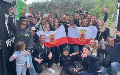 Francisco García, vencedor de la primera manga del Europeo MX250, en Italia