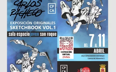 Del 7 al 11 de abril exposición de sketchbook de Carlos Pacheco