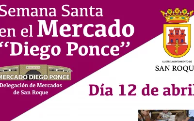 Mañana, sábado 12, actividades de Semana Santa en el Mercado Diego Ponce