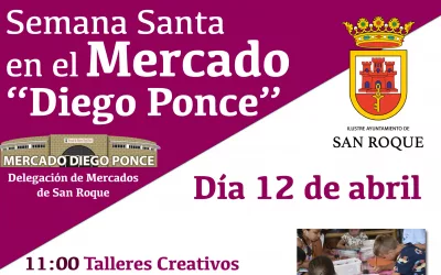 Este sábado, actividades de Semana Santa en el Mercado Diego Ponce