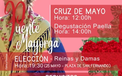 Este domingo, Cruz de Mayo en Puente Mayorga, con elección de las cortes de la feria