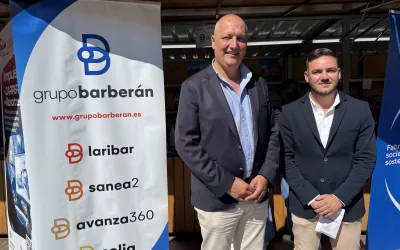 Vega saluda a las empresas sanroqueñas en la Feria de Empleo de Algeciras