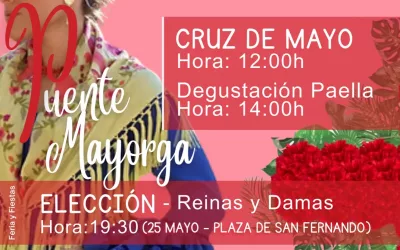 El domingo 25, Cruz de Mayo de Puente Mayorga, que incluirá la elección de las cortes de feria
