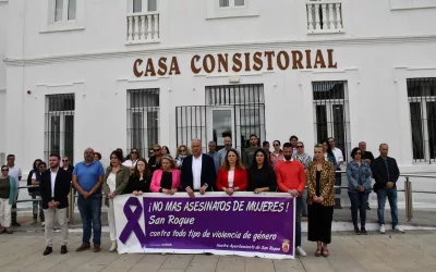 Minuto de silencio contra la violencia de género y en recuerdo de las víctimas asesinadas en abril