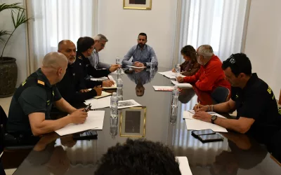 Reunión de seguridad para actos multitudinarios en mayo