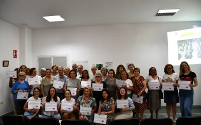 Entrega de diplomas a los participantes del proyecto “Por un millón de pasos”
