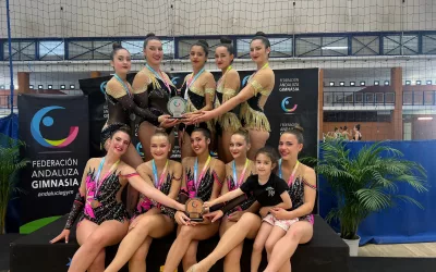 Club Rítmica San Roque logra el segundo y tercer puesto en el Campeonato de Andalucía Occidental