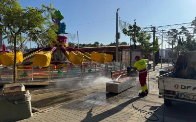 Realizada la limpieza especial por la Feria de Guadiaro