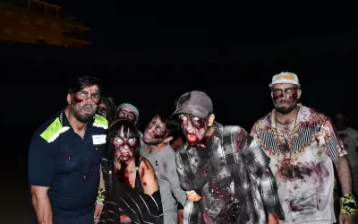 Exito de participación en una nueva edición de Survival Zombie