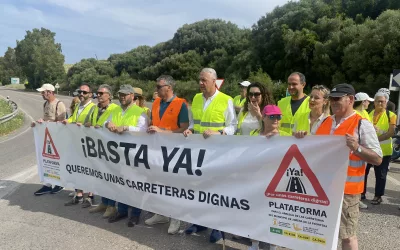 San Roque se suma a la concentración para pedir un arreglo integral de la A-405