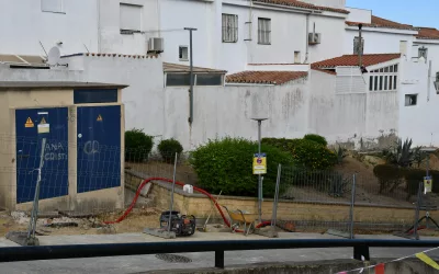 Visita a las obras en la urbanización de La Torrecilla