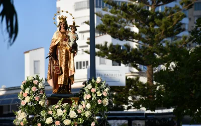 Emocionante procesión de la Virgen del Carmen en Torreguadiaro
