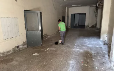 Desratización en el edificio Argenpunt de la Estación