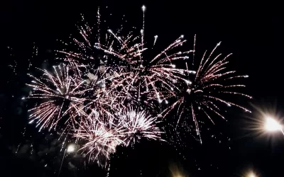 Gran espectáculo de Fuegos Artificiales, recta final de la Feria Real 2025