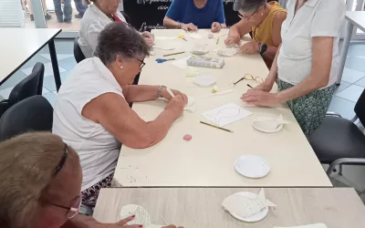 Trabajos de cerámica en los Talleres de Memoria