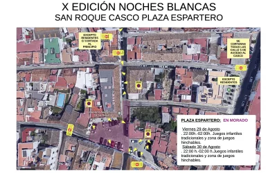 Medidas de tráfico especiales para garantizar la seguridad en la X Noche Blanca