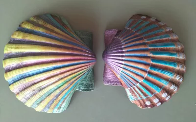 Manualidades marinas en la Biblioplaya de Torreguadiaro