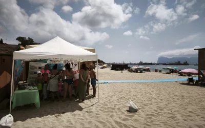 Guadarranque vivió el domingo las actividades del programa “Cuida tus playas”
